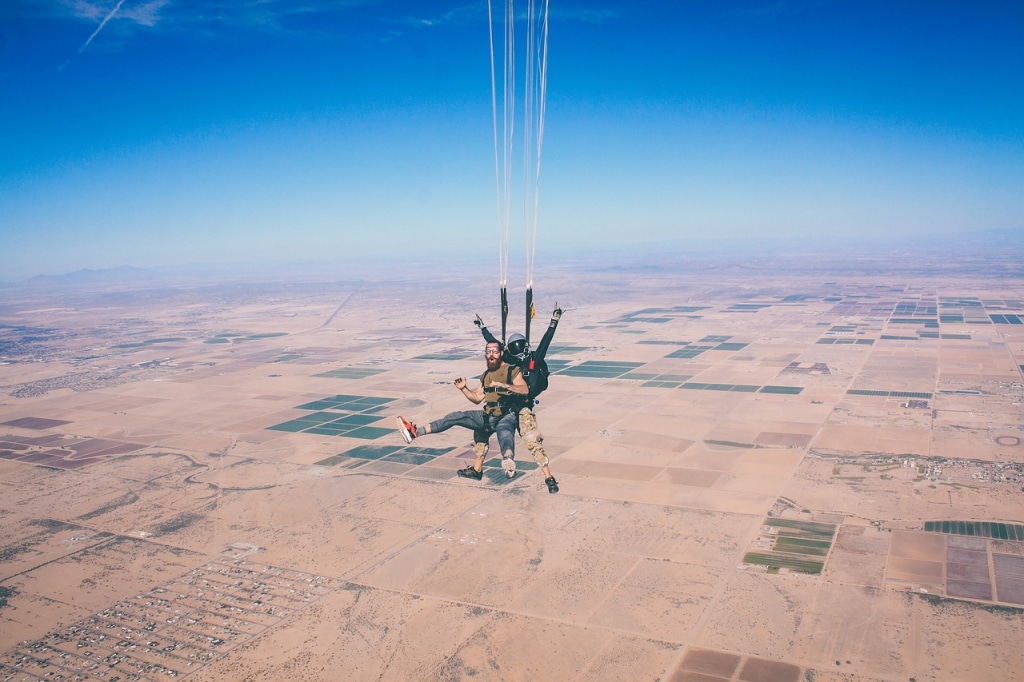 Skydiving in Carson Valley